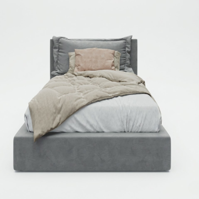 เตียงนอนมินิมอล (Minimalist Bed Frame) ดีไซน์เรียบหรูแข็งแรงทนทาน มีให้เลือก 3 ขนาด รหัส BR3001, BR3002 และ BR3003