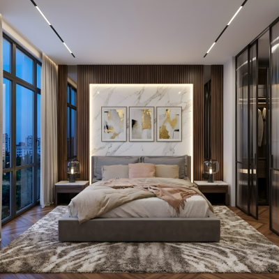 เตียงนอนมินิมอล (Minimalist Bed Frame) ดีไซน์เรียบหรูแข็งแรงทนทาน มีให้เลือก 3 ขนาด รหัส BR3001, BR3002 และ BR3003