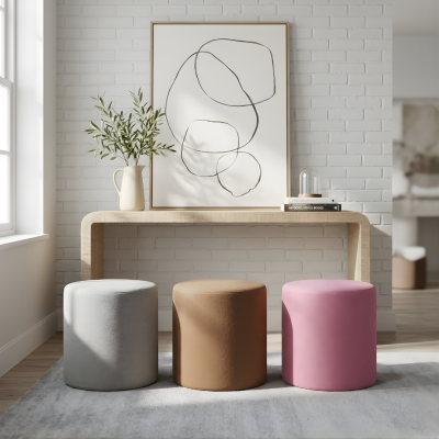 ดีไซน์โทนอบอุ่นแบบ Luxury Minimal นั่งสบาย ใช้เป็นที่วางของหรือแต่งมุมบ้าน รหัส BR1008