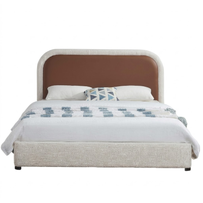 เตียงนอนมินิมอล (Minimalist Upholstered Bed) ดีไซน์เรียบง่าย อบอุ่น แข็งแรงทนทาน มีให้เลือก 3 ขนาด รหัส BR3004, BR3005 และ BR3006