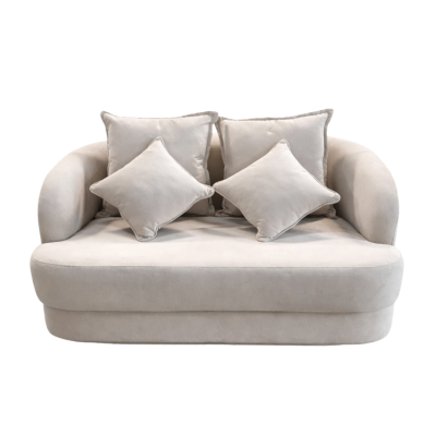 Cala Curve โซฟาที่ดีไซน์มินิมอลโค้งมนพร้อมหมอน 2 ใบ รหัส BR2008