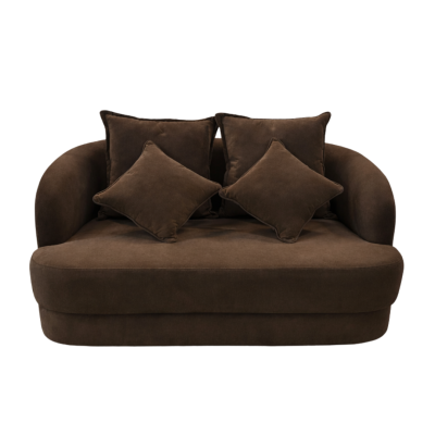 Cala Curve โซฟาที่ดีไซน์มินิมอลโค้งมนพร้อมหมอน 2 ใบ รหัส BR2008