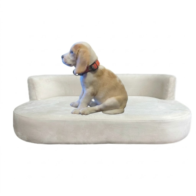 โซฟาสัตว์เลี้ยงระดับพรีเมียม (Luxury Pet Sofa) ดีไซน์มินิมอล ทรงโค้งมน นุ่มสบาย รองรับสรีระได้ดีเยี่ยม รหัส BR6006