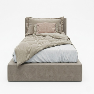 เตียงนอนมินิมอล (Minimalist Bed Frame) ดีไซน์เรียบหรูแข็งแรงทนทาน มีให้เลือก 3 ขนาด รหัส BR3001, BR3002 และ BR3003