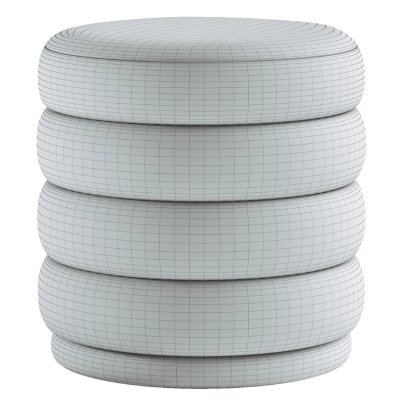 Stool Donut เก้าอี้สตูลนั่ง บุฟองน้ำนุ่ม โครงสร้างไม้ หุ้มผ้า Polyester 100%
