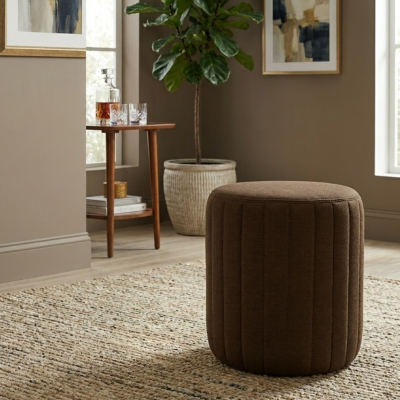 Stool Marshmallow สตูลดีไซน์มินิมอล หุ้มผ้า Polyester 100%