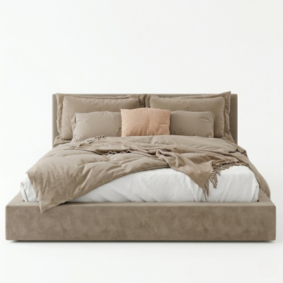 เตียงนอนมินิมอล (Minimalist Bed Frame) ดีไซน์เรียบหรูแข็งแรงทนทาน มีให้เลือก 3 ขนาด รหัส BR3001, BR3002 และ BR3003