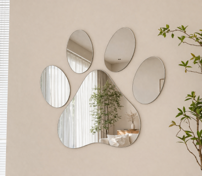 Paw Mirror – กระจกเงารูปเท้าหมา สไตล์มินิมอล