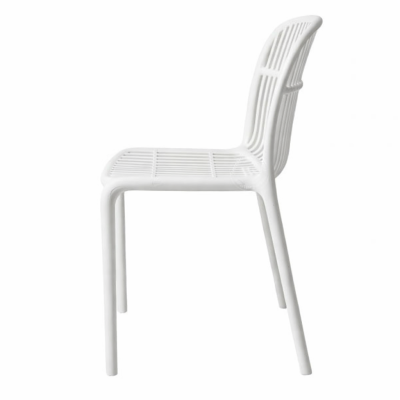 เก้าอี้สนาม รุ่น Linear Outdoor Armchair สีขาว