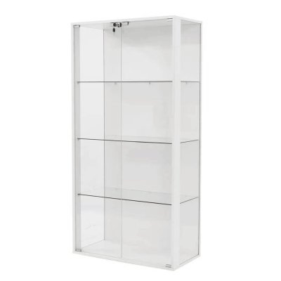 ตู้โชว์กระจก Fay 4 ชั้น พร้อมกุญแจ | ตู้โชว์มินิมอล หรู ปลอดภัย