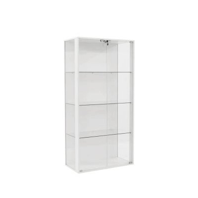 ตู้โชว์กระจก Fay 4 ชั้น พร้อมกุญแจ | ตู้โชว์มินิมอล หรู ปลอดภัย