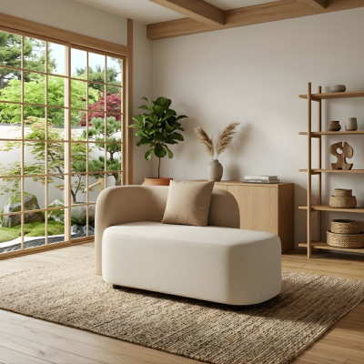Lumi Sofa โซฟาทรงโค้งดีไซน์โมเดิร์น เรียบหรู ดูอบอุ่น
