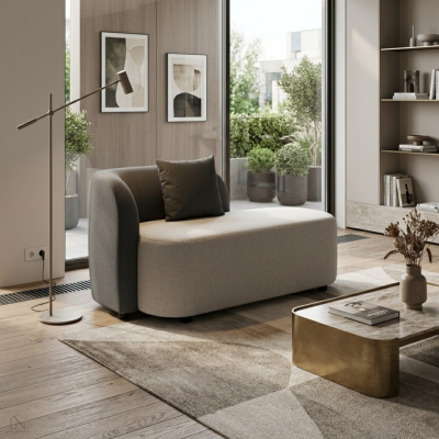 Lumi Sofa โซฟาทรงโค้งดีไซน์โมเดิร์น เรียบหรู ดูอบอุ่น
