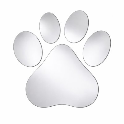 Paw Mirror – กระจกเงารูปเท้าหมา สไตล์มินิมอล