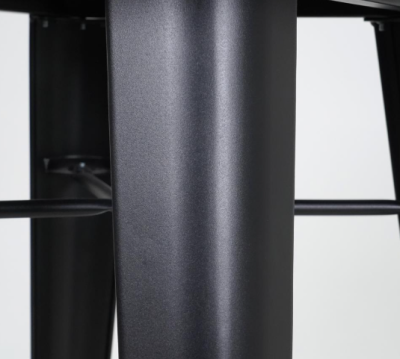 Titan  โต๊ะบาร์ดีไซน์โมเดิร์น สีดำเรียบหรู โครงเหล็กแข็งแรงโต๊ะ1เก้าอี้2