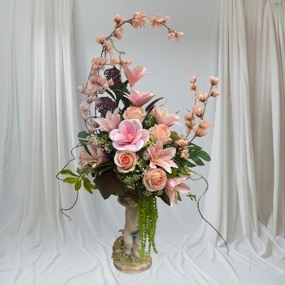 แจกันดอกไม้ประดิษฐ์ จัดสำเร็จ