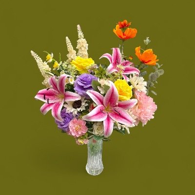 แจักนดอกไม้จัดสำเร็จ