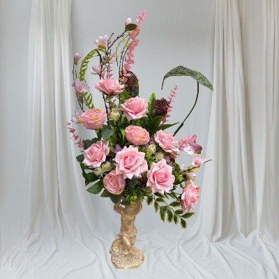 แจกันดอกไม้ประดิษฐ์ จัดสำเร็จ