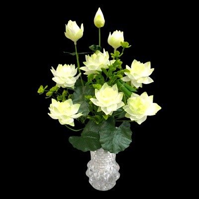 แจกันดอกไม้ประดิษฐ์ จัดสำเร็จ