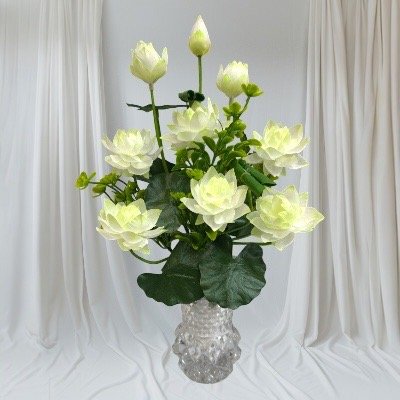 แจกันดอกไม้ประดิษฐ์ จัดสำเร็จ