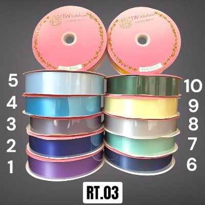 ริบบิ้น ผ้าต่วน TW