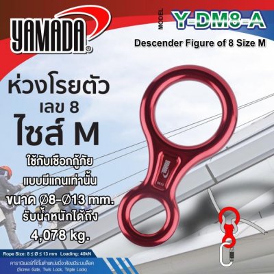 ห่วงโรยตัวเลข 8