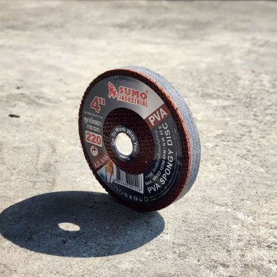 ลูกขัดเงากระจก (PVA) 4" No.220 SUMO
