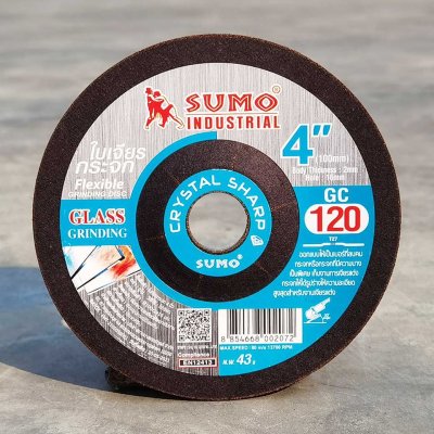 ใบเจียรกระจก 4” (บาง) 100x2mm. GC120 SUMO