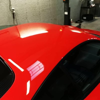 ขัดเคลือบสีรถ 3D รถ Ferrari