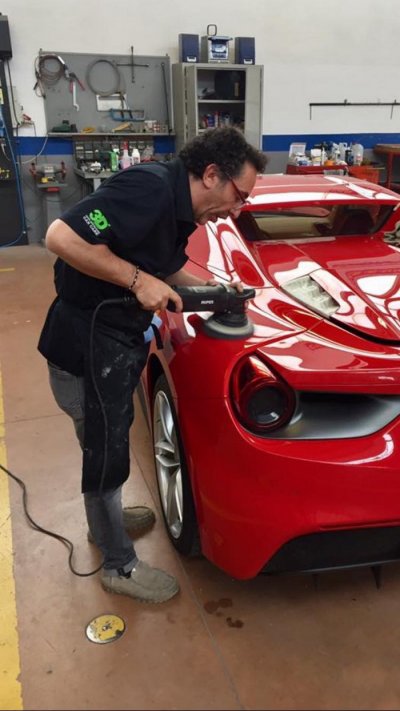 3D POXY เคลือบสีรถ Ferrari
