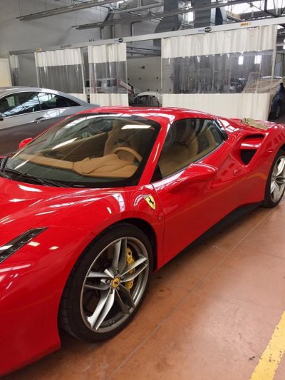 3D POXY เคลือบสีรถ Ferrari