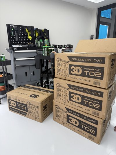 รถเข็นจัดเก็บอุปกรณ์คาร์แคร์ คาร์ดีเทลลิ่ง 3D T02