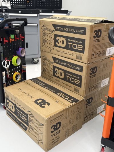 รถเข็นจัดเก็บอุปกรณ์คาร์แคร์ คาร์ดีเทลลิ่ง 3D T02