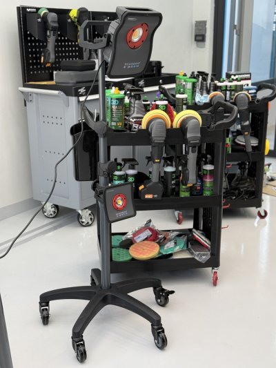 รถเข็นจัดเก็บอุปกรณ์ รถเข็นคาร์แคร์ 3D T02 น้ำยาขัดสีรถ 3D เคลือบแก้ว เครื่องขัดสีรถ