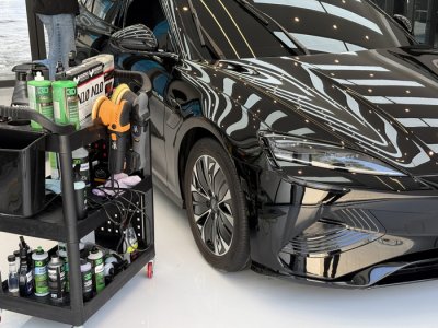 รถเข็นจัดเก็บอุปกรณ์ รถเข็นคาร์แคร์ 3D T02 น้ำยาขัดสีรถ 3D เคลือบแก้ว เครื่องขัดสีรถ