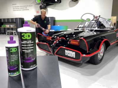 ขัดฟื้นฟูสภาพสีรถ Batman ปี 1966 Batmobile Paint Correction by Mike Phillips