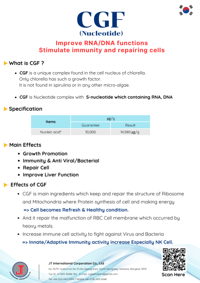 CGF, Nucleic acid_ Feed additives