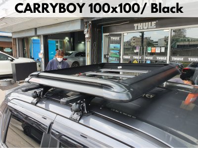 แร็คหลังคา CARRYBOY Roofrack รุ่น CB535N Black Color 100x100 cm