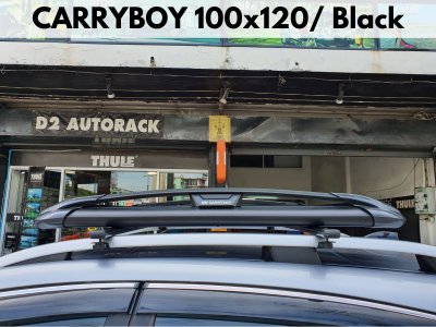 ขาแร็คหลังคา CARRYBOY RoofRack รุ่น CB550N Black Color 100x120 cm