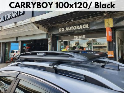 ที่ใส่ของบนหลังคา CARRYBOY RoofRack รุ่น CB550N Black Color 100x120