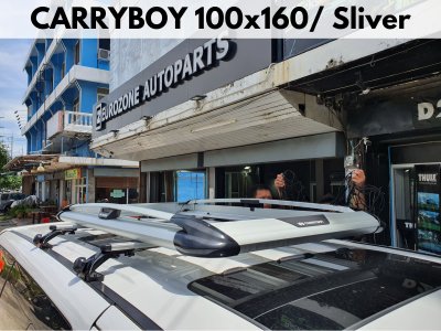 ที่เก็บของบนหลังคา CARRYBOY Roofrack รุ่น CB500N Sliver Color 100x160 cm