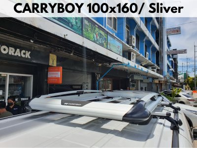 ที่ใส่ของบนหลังคารถ CARRYBOY Roofrack รุ่น CB500N Sliver Color 100x160 cm