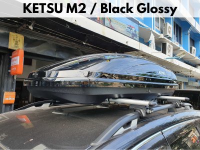 ที่ใส่ของบนหลังคารถ KETSU Roofbox รุ่น M2 Glossy