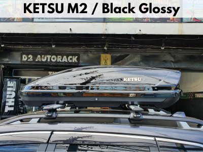 กล่องเก็บสัมภาระบนหลังคา KETSU Roofbox รุ่น M2 Glossy