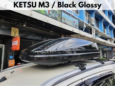 ที่เก็บของบนหลังคา KETSU Roofbox รุ่น M3 Glossy