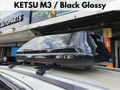 ที่ใส่ของบนหลังคารถ KETSU Roofbox รุ่น M3 Glossy
