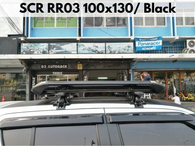 ขาจับแร็คหลังคา SCR RoofRack รุ่น RR03 Black Color 100x130 cm