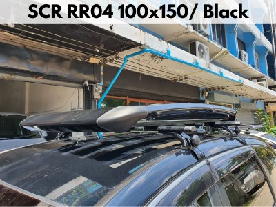 แร็คหลังคา SCR Roofrack รุ่น RR04 Black Color 100x150 cm