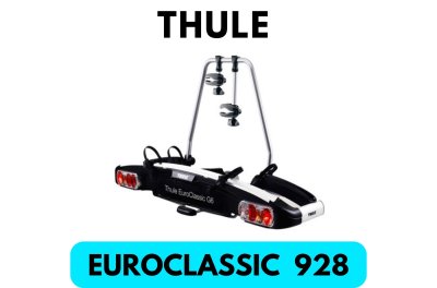 แร็คจักรยานท้ายรถ THULE EuroClassic G6 928 สำหรับบรรทุกจักยาน 2 คัน แร็คจักรยานหลังคารถ สามารถยึดกับตัวจักรยานได้ทุกยี่ห้อ 