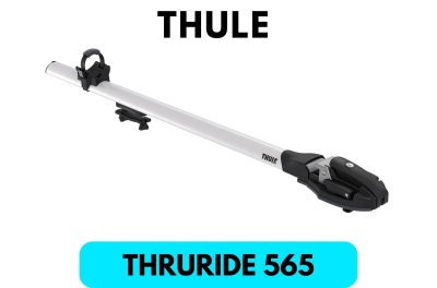 แร็คจักรยานบนหลังคา THULE รุ่น Thruride 565 สำหรับบรรทุกจักยาน 1 คัน แร็ควางจักรยานบนหลังคาแบบถอดล้อหน้า จับขาตะเกียบ